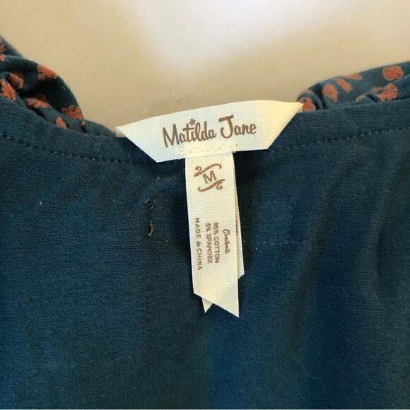 Matilda Jane Reunion wrap dress maxi length ditzy floral pattern woman’s medium - Picture 12 of 13